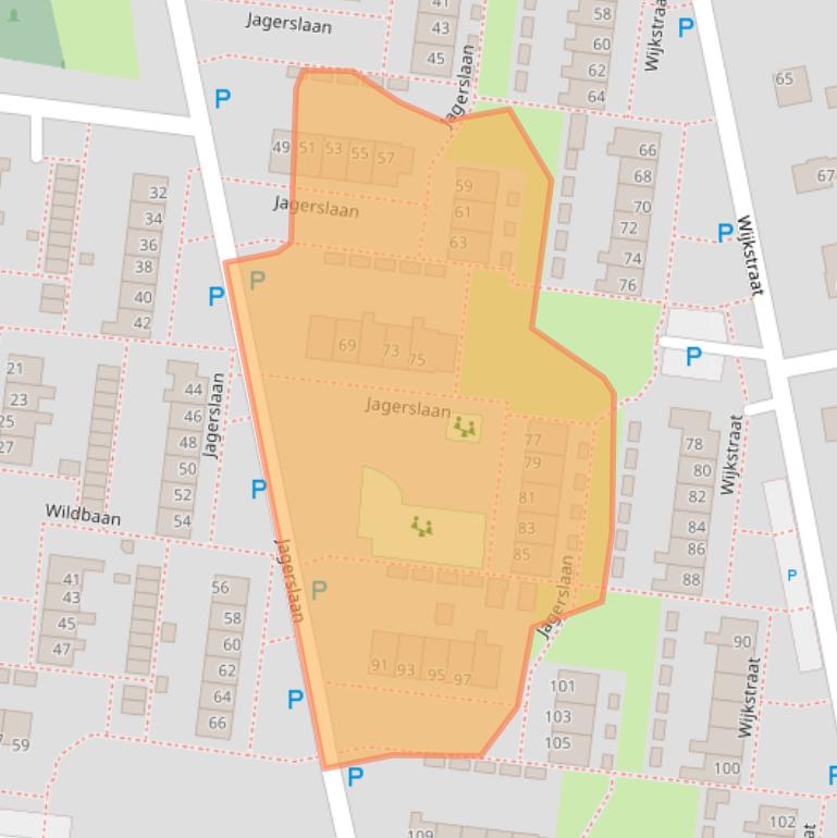 Kaart van postcodegebied 7833EP.