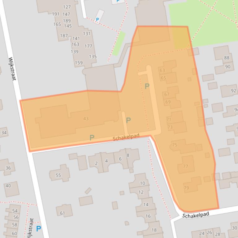 Kaart van postcodegebied 7833EX.