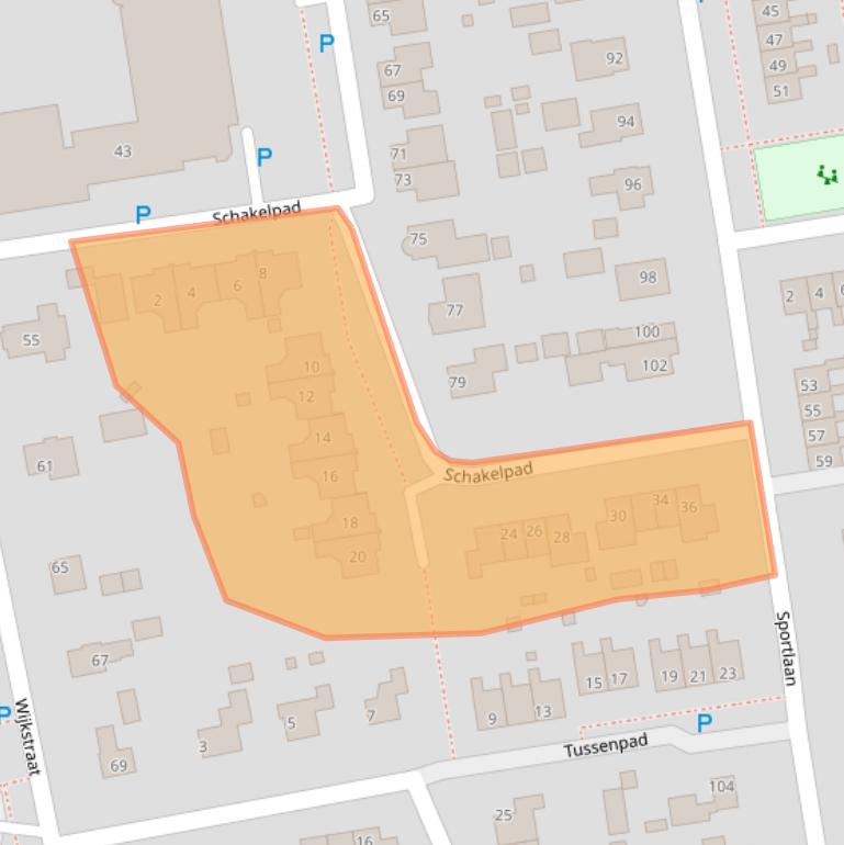 Kaart van postcodegebied 7833EZ.