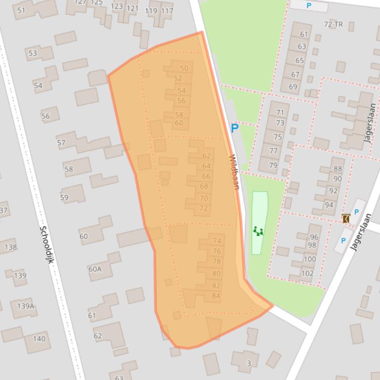 Kaart van postcodegebied 7833GE.