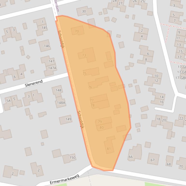 Kaart van postcodegebied 7833GN.