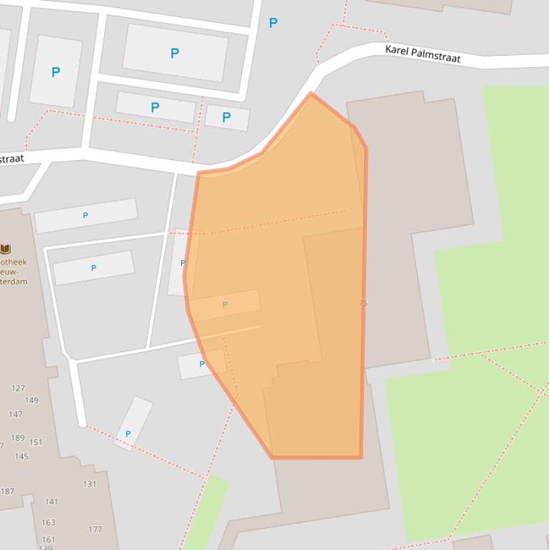 Kaart van postcodegebied 7833GX.