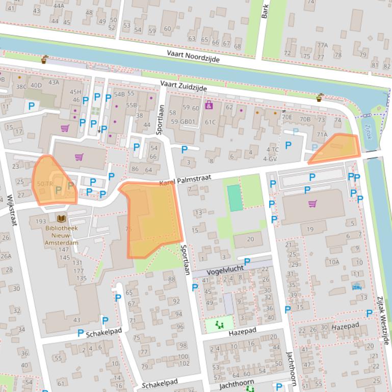 Kaart van postcodegebied 7833GZ.