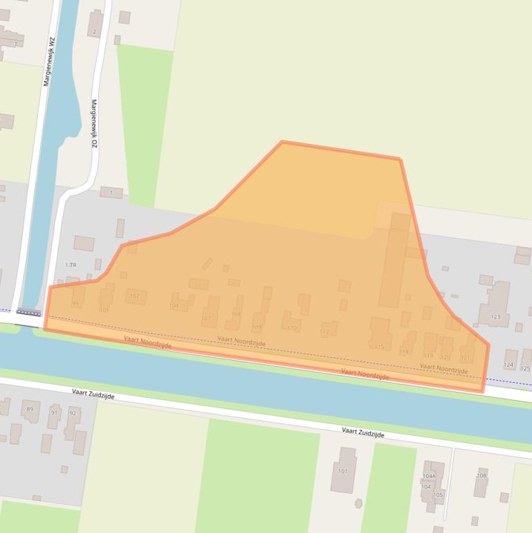 Kaart van postcodegebied 7833HG.