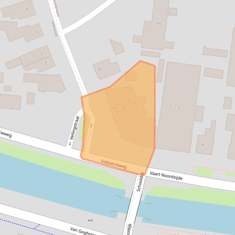 Kaart van postcodegebied 7833HM.