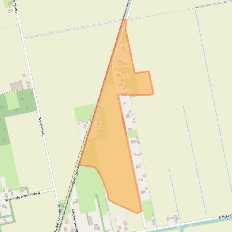 Kaart van postcodegebied 7833JS.