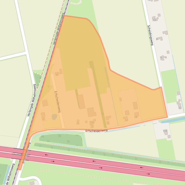 Kaart van postcodegebied 7833JT.