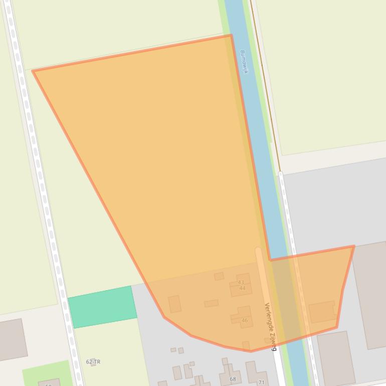 Kaart van postcodegebied 7833JZ.