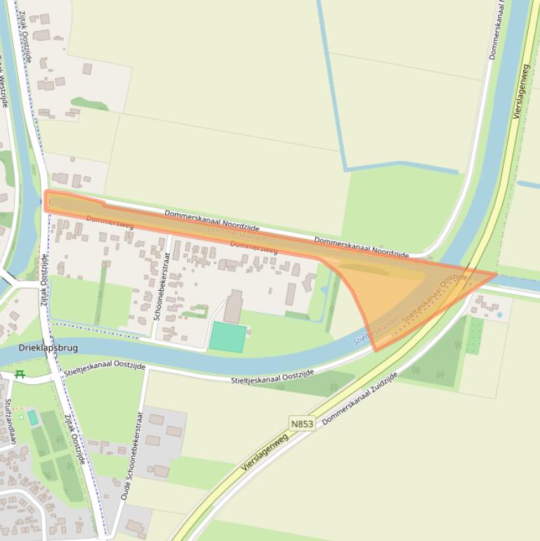 Kaart van postcodegebied 7833KE.