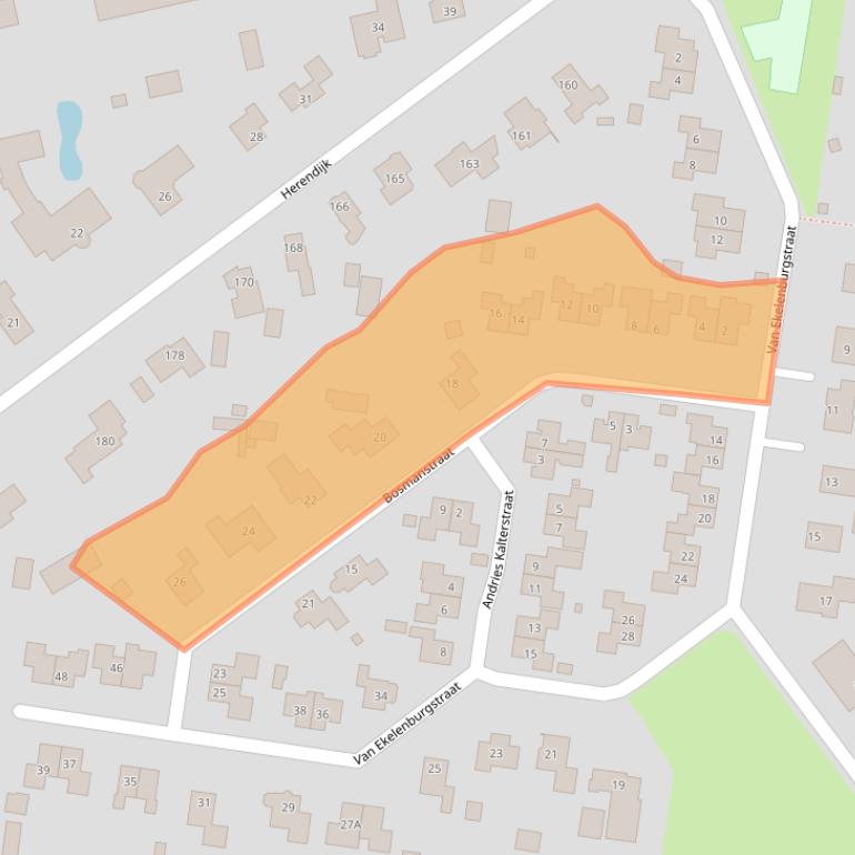 Kaart van postcodegebied 7833KS.