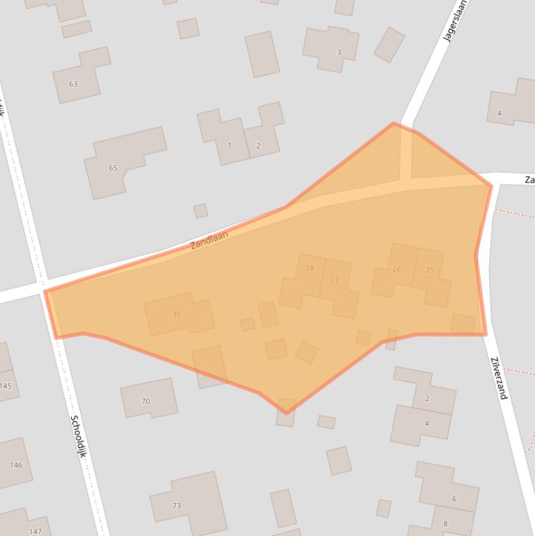 Kaart van postcodegebied 7833LA.