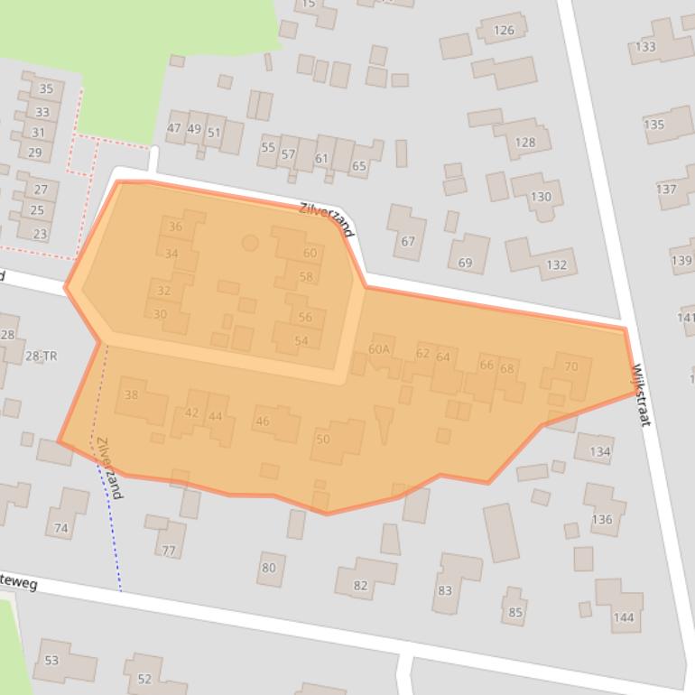 Kaart van postcodegebied 7833LE.