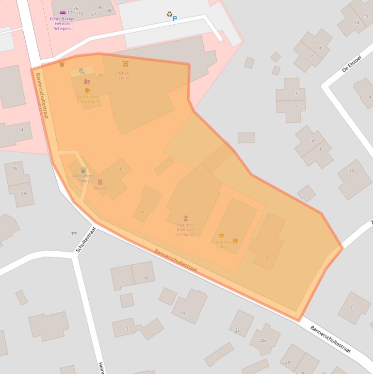 Kaart van postcodegebied 7841AA.