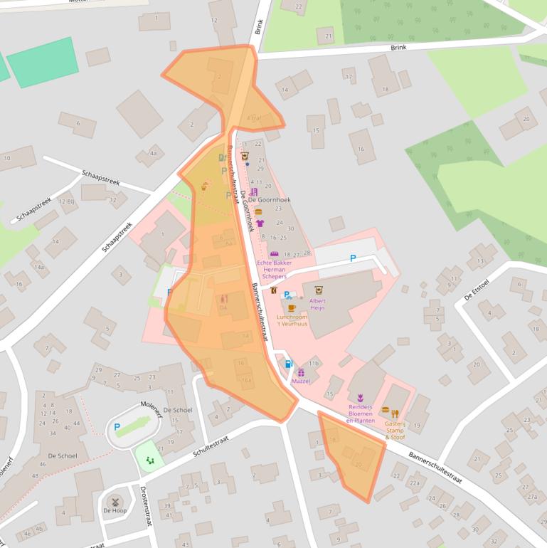 Kaart van postcodegebied 7841AC.