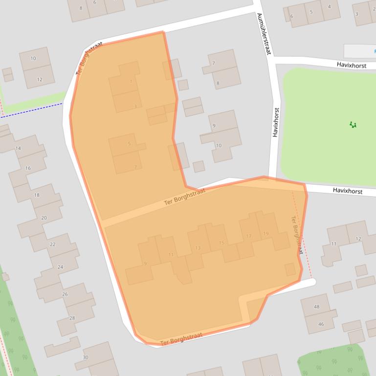 Kaart van postcodegebied 7841AL.