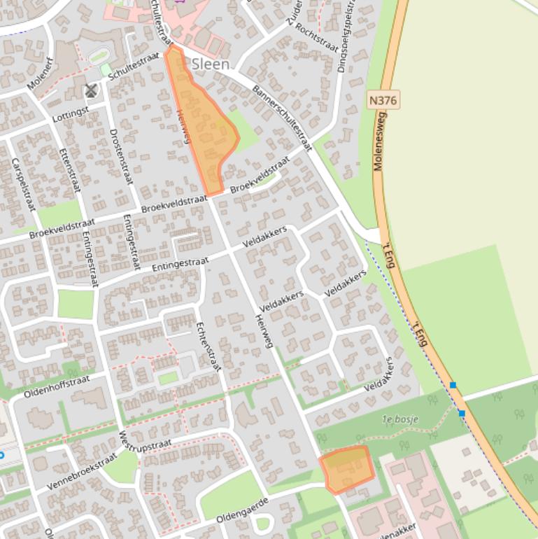 Kaart van postcodegebied 7841AN.