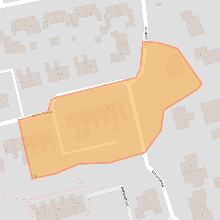 Kaart van postcodegebied 7841AR.