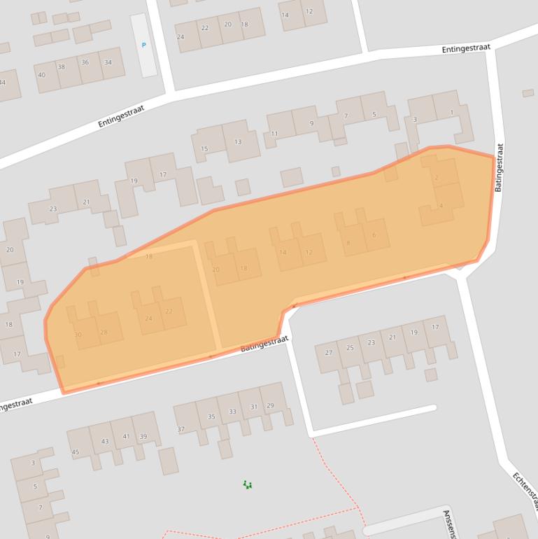 Kaart van postcodegebied 7841AT.