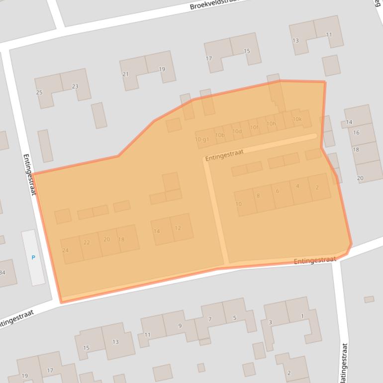 Kaart van postcodegebied 7841AW.