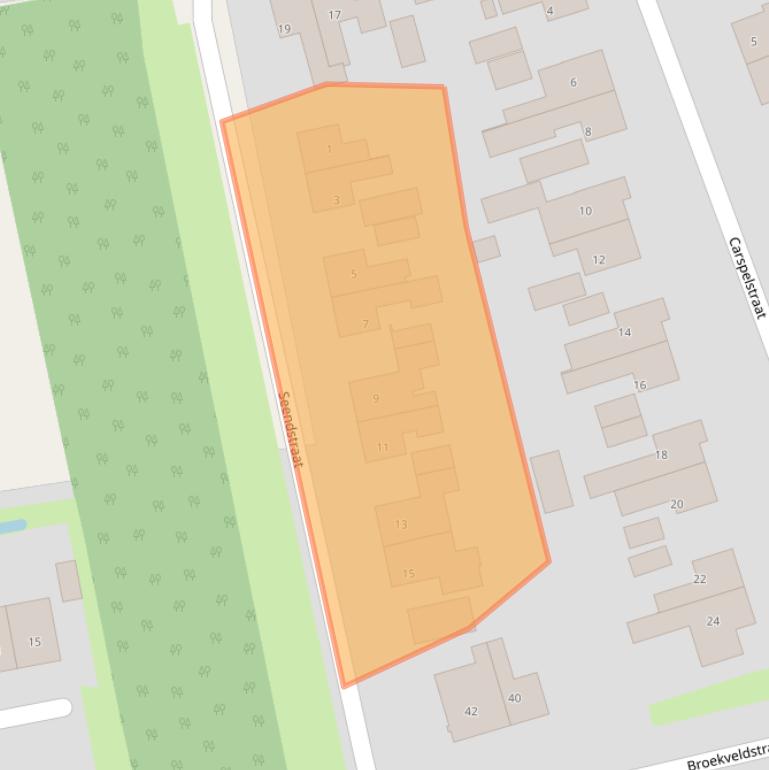 Kaart van postcodegebied 7841BG.