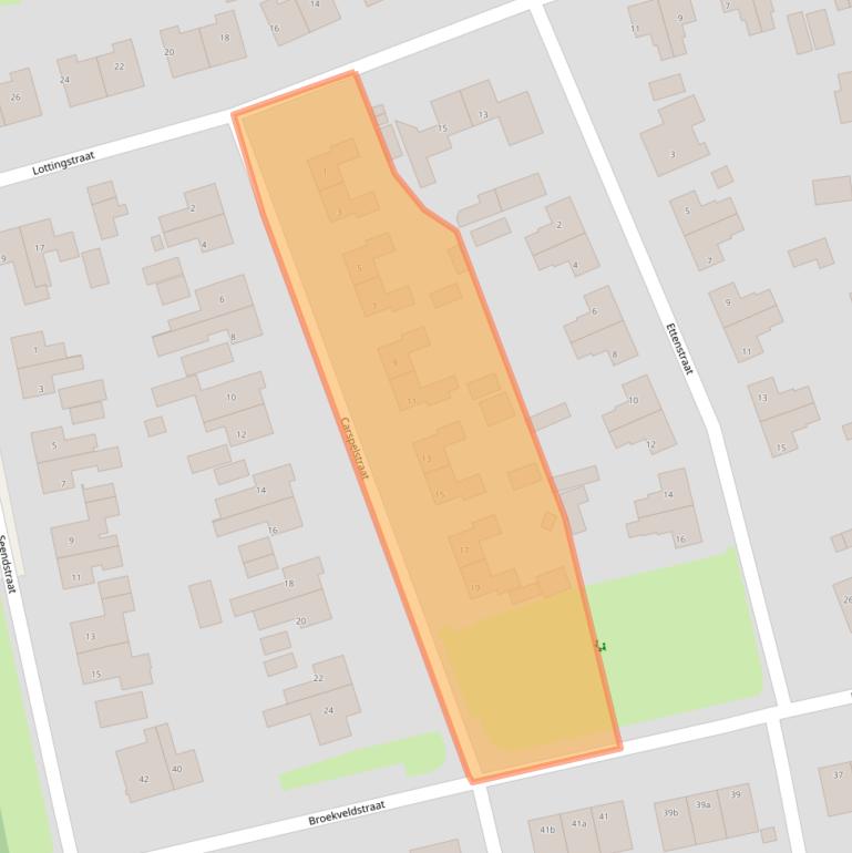 Kaart van postcodegebied 7841BK.