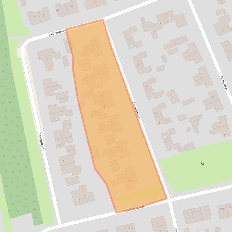 Kaart van postcodegebied 7841BL.