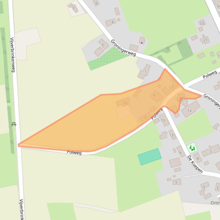 Kaart van postcodegebied 7841BV.