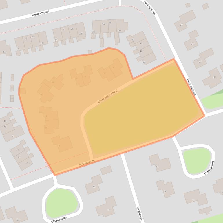 Kaart van postcodegebied 7841EE.