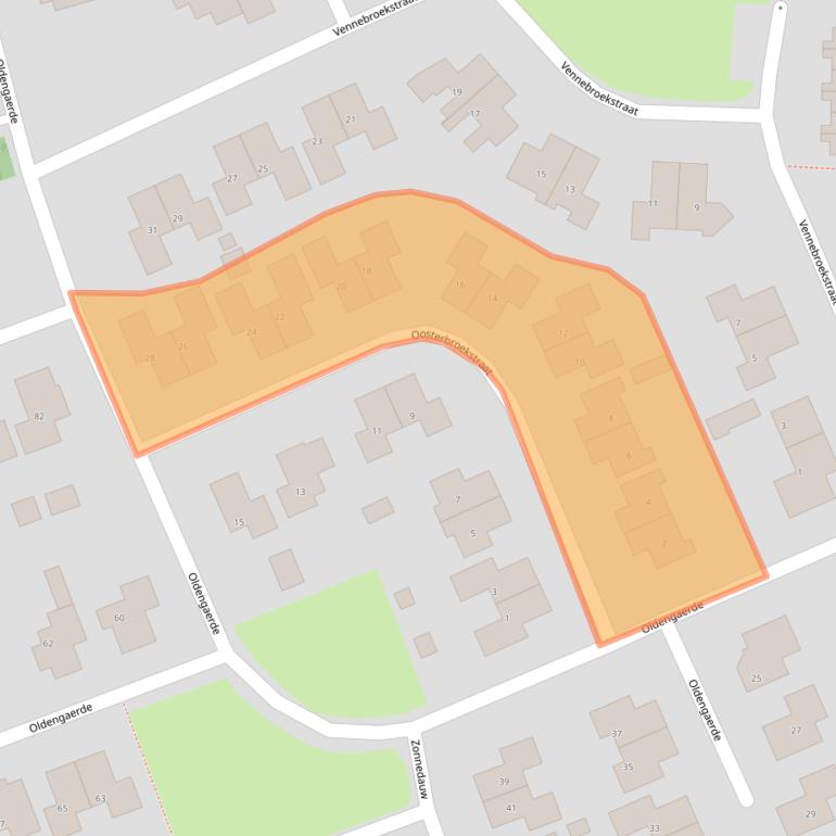 Kaart van postcodegebied 7841EL.