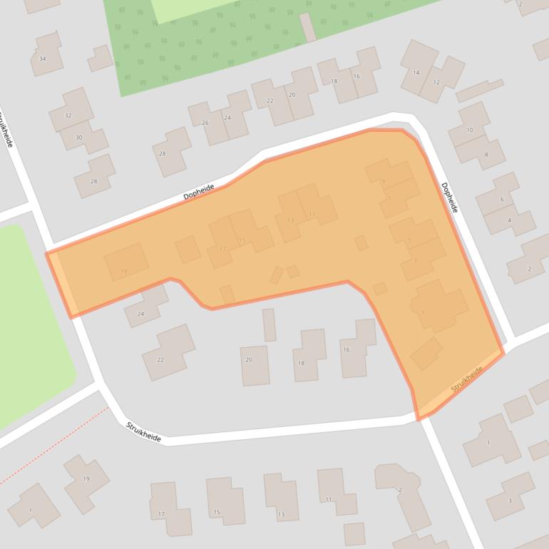 Kaart van postcodegebied 7841GL.