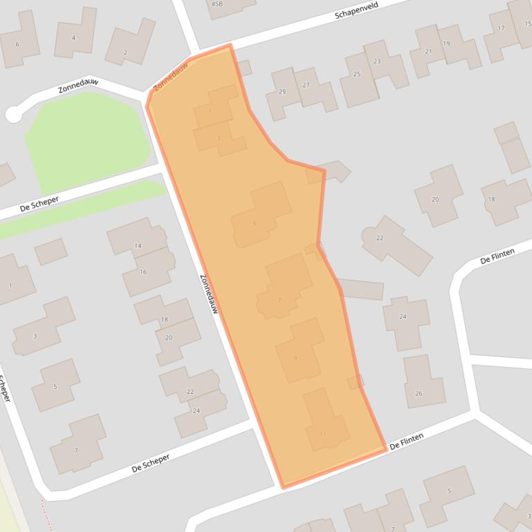 Kaart van postcodegebied 7841GS.