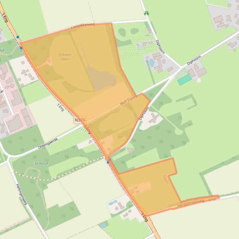 Kaart van postcodegebied 7841HA.