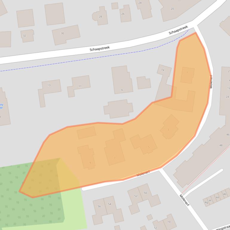 Kaart van postcodegebied 7841JB.