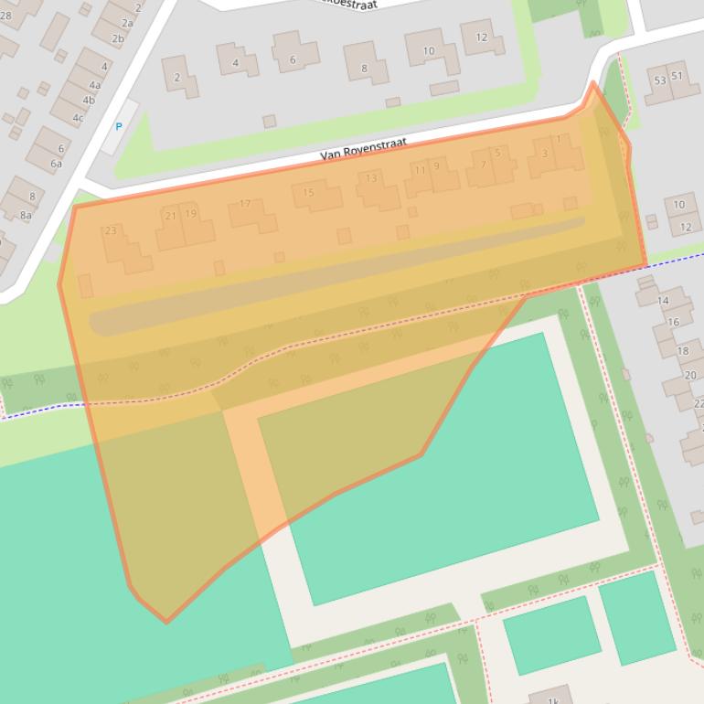 Kaart van postcodegebied 7841KC.