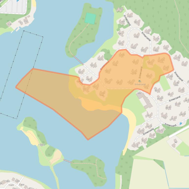 Kaart van postcodegebied 7843PR.