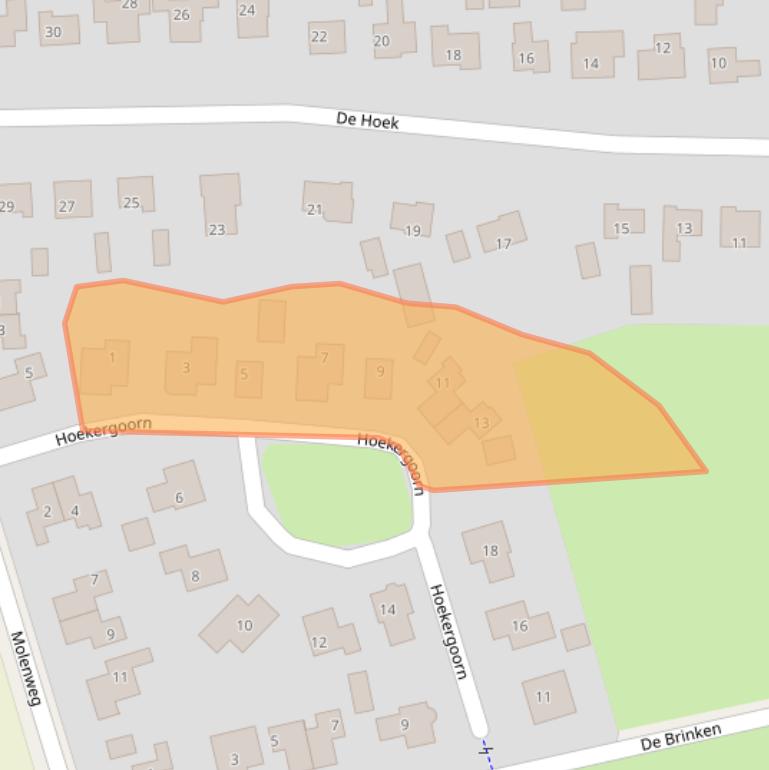 Kaart van postcodegebied 7843PT.