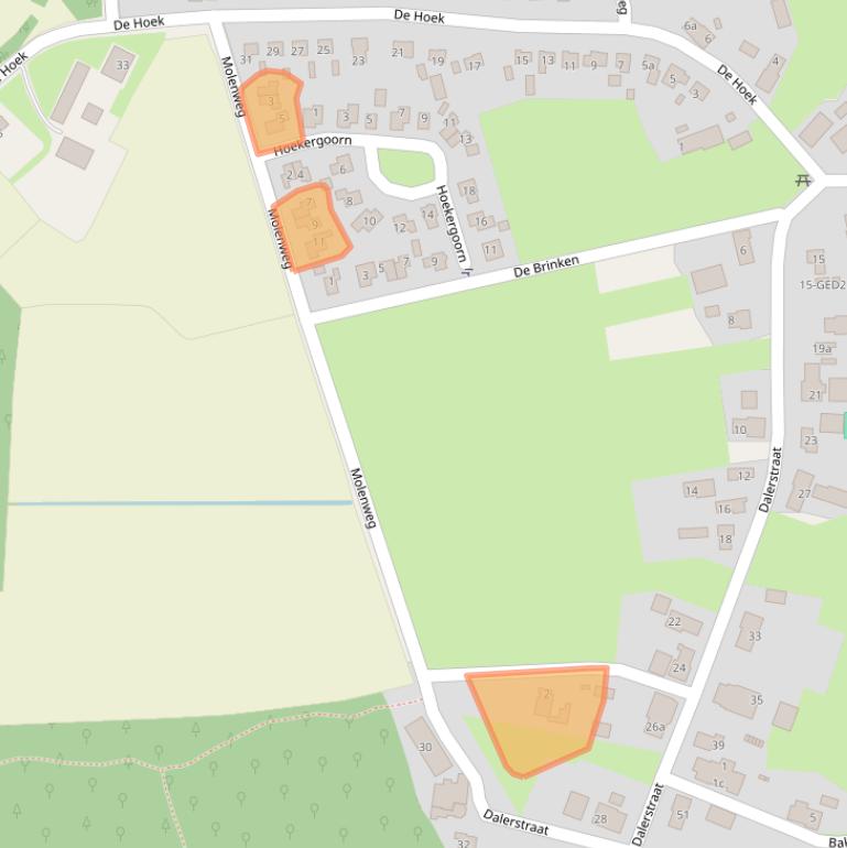 Kaart van postcodegebied 7843PV.