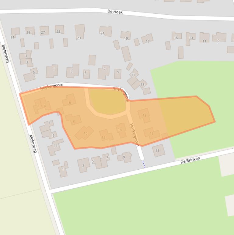 Kaart van postcodegebied 7843PZ.