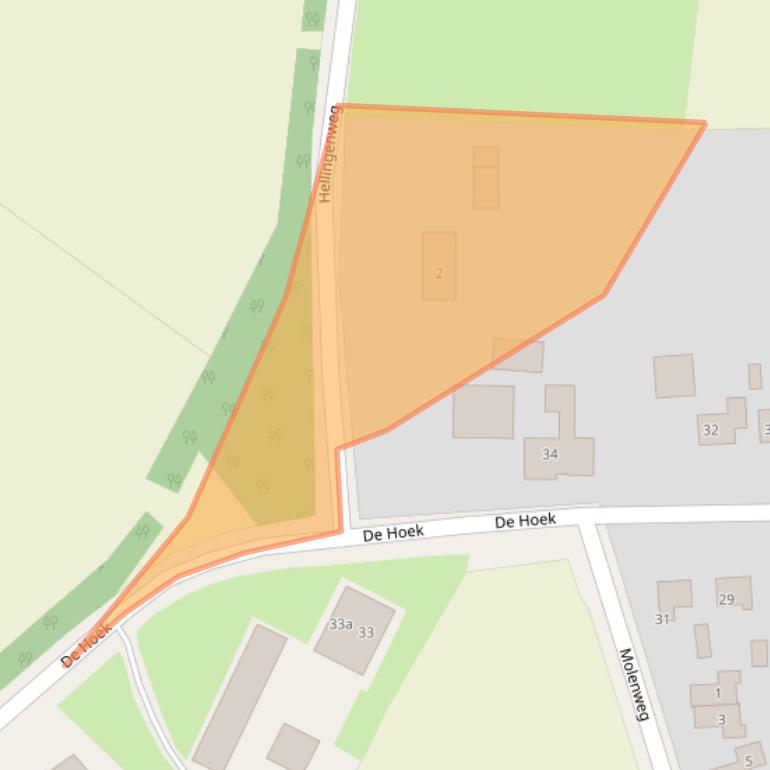 Kaart van postcodegebied 7843RA.