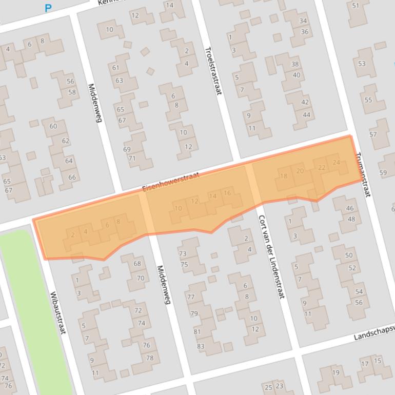 Kaart van postcodegebied 7844KG.