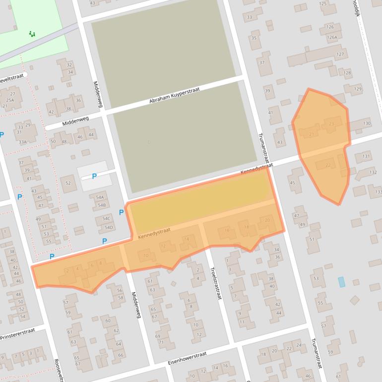 Kaart van postcodegebied 7844KL.