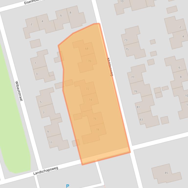 Kaart van postcodegebied 7844KX.