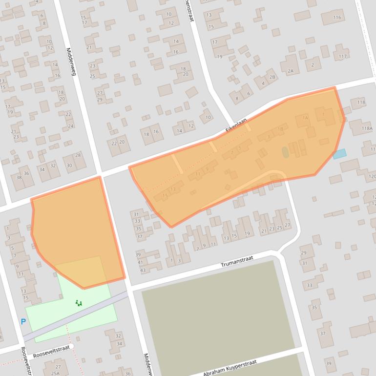 Kaart van postcodegebied 7844LB.