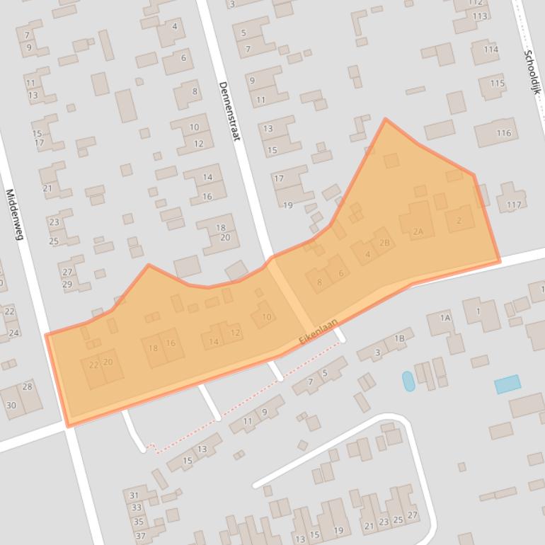 Kaart van postcodegebied 7844LD.
