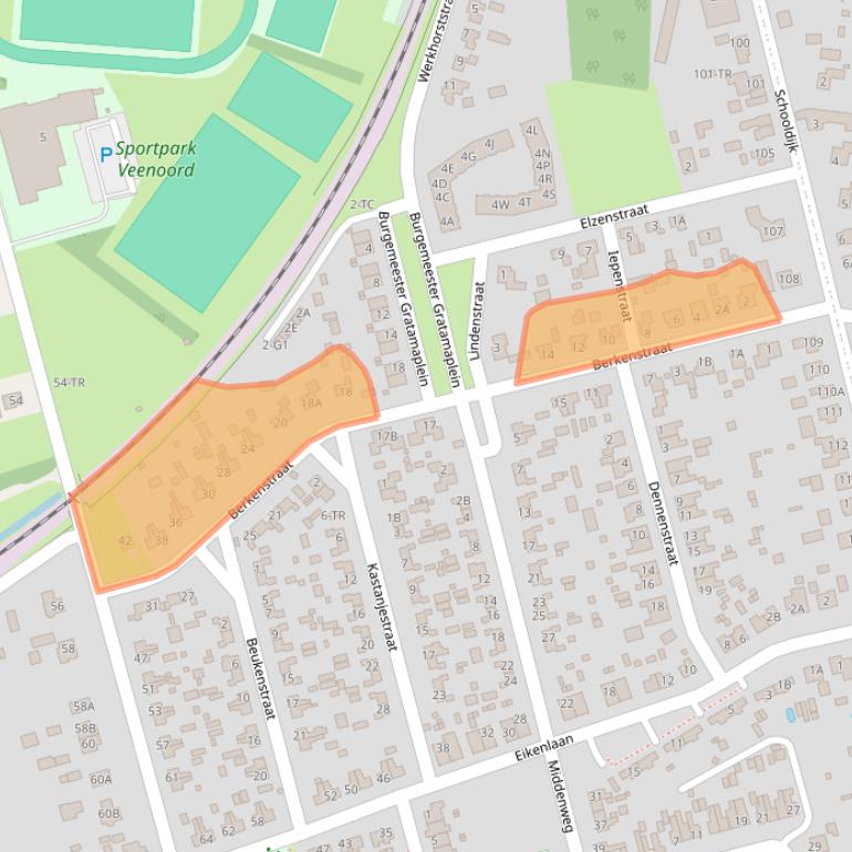 Kaart van postcodegebied 7844LK.