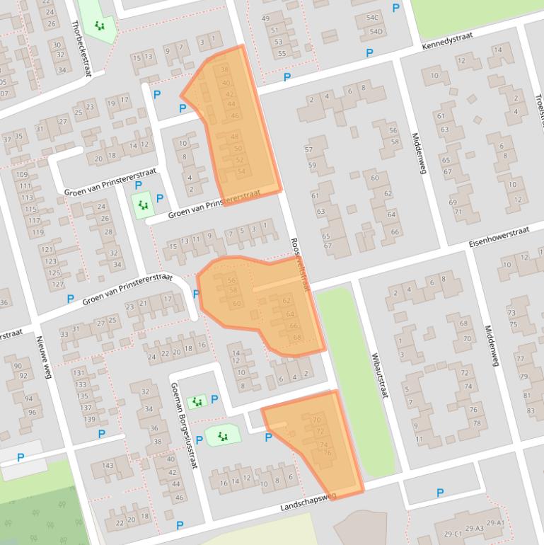Kaart van postcodegebied 7844LP.