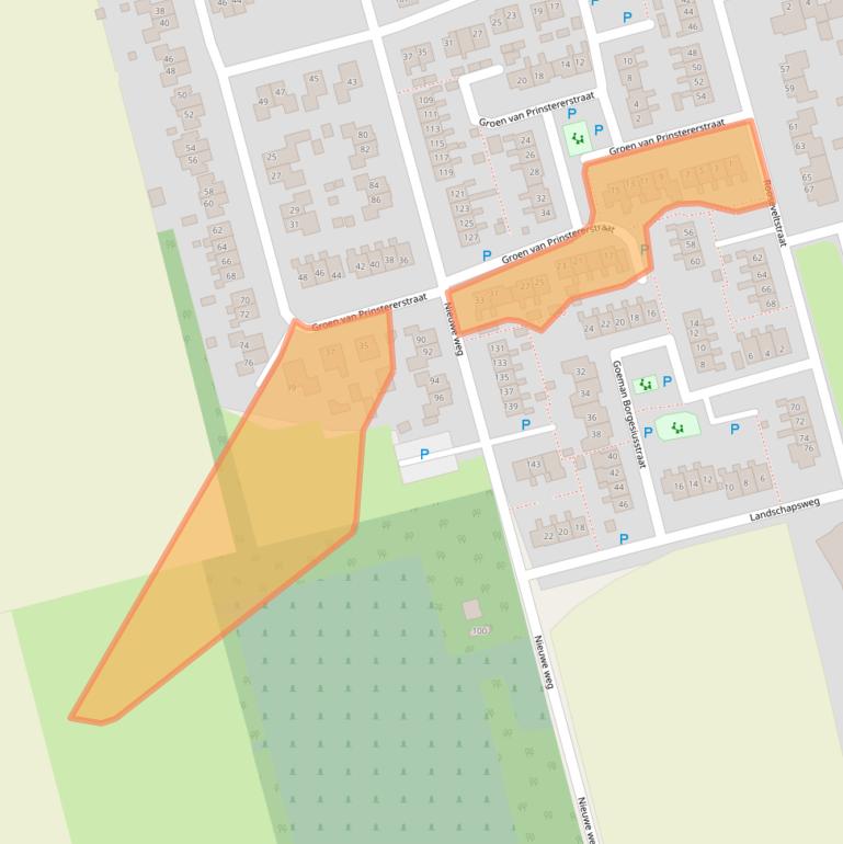 Kaart van postcodegebied 7844LR.