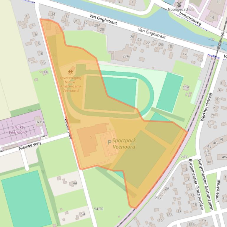 Kaart van postcodegebied 7844NA.