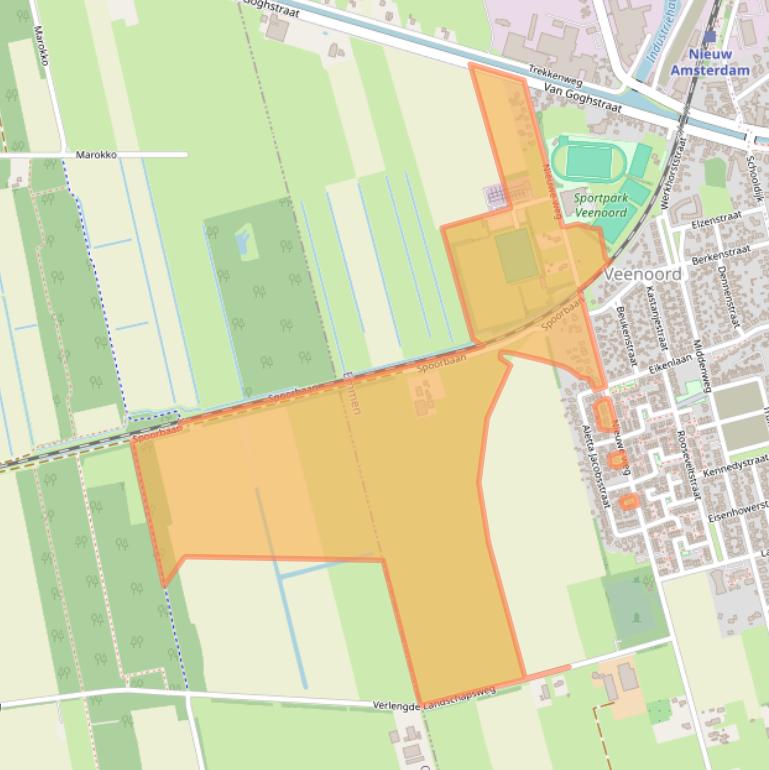 Kaart van postcodegebied 7844NG.