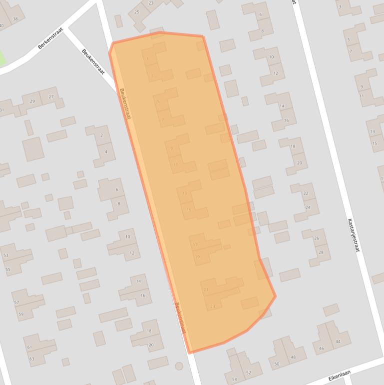 Kaart van postcodegebied 7844NH.